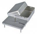 Endobox s měrkou (kapacita 120 nástrojů) - stříbrný