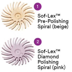 Sof-Lex Diamond - leštící spirály (15ks/bal)